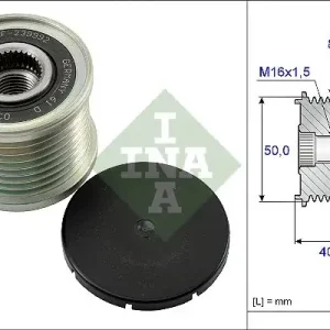 Oferta INA Alternator - sprzęgło jednokierunkowe INA 535 0119 10