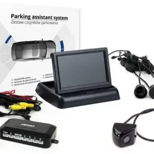 Zamów teraz AMiO Zestaw czujników parkowania tft02 4,3" z kamerą hd-310 4 sensory czarne