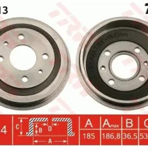 Promocja TRW Bęben hamulcowy DB4013