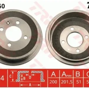 Premium TRW Bęben hamulcowy DB4260