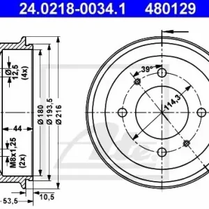 ATE BĘBEN HAM 24.0218-0034.1 HYUNDAI ACCENT 1.3 00-, 1.5 00-, 1.5 CRDI 02- - Bezpłatny zwrot do 30 dni, największy wybór produktów. 24.0218-0034.1 Premium