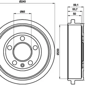 TEXTAR Bęben hamulcowy 94023800 Bezpieczna płatność
