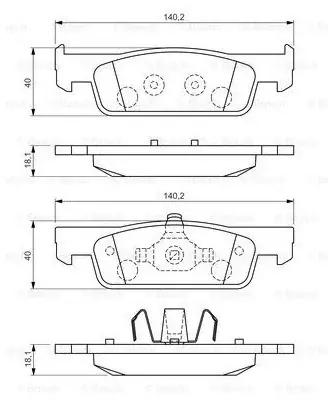 Bosch Klocki hamulcowe 0 986 494 661 Najlepsza cena