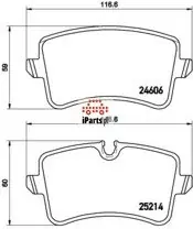 Darmowa dostawa BREMBO Klocki hamulcowe - komplet P 85 118