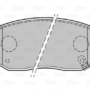 VALEO Zestaw klocków hamulcowych, hamulce tarczowe 301707 Darmowa dostawa