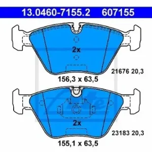 ATE Klocki hamulcowe - komplet 13.0460-7155.2 Ekspresowa dostawa