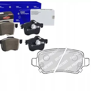 Darmowa dostawa DELPHI Zestaw klocków hamulcowych, hamulce tarczowe LP1717