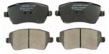 DENCKERMANN Zestaw klocków hamulcowych, hamulce tarczowe B110927 Popularny