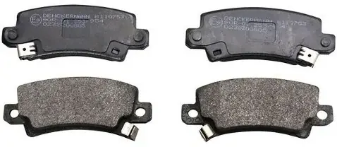 Najlepsza cena DENCKERMANN Zestaw klocków hamulcowych, hamulce tarczowe B110753