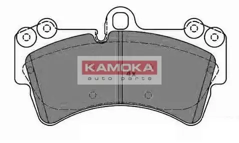 KAMOKA Klocki hamulcowe - komplet JQ1013252 Oryginalny