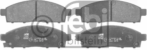 FEBI BILSTEIN Zestaw klocków hamulcowych, hamulce tarczowe 16624 Zamów teraz