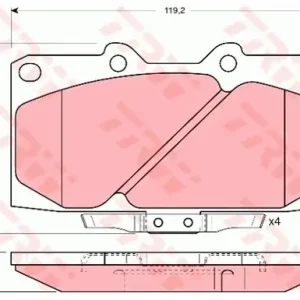 Rabat TRW Klocki hamulcowe GDB3131