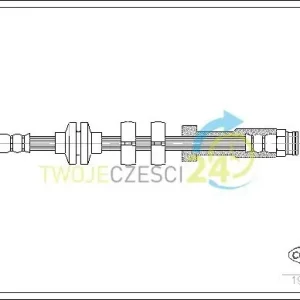 Zwrot pieniędzy Corteco Przewód hamulcowy elastyczny 19025990