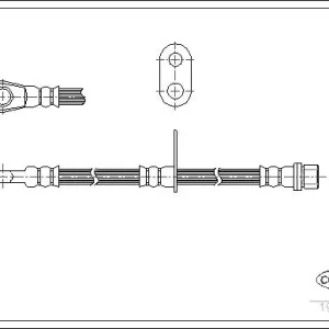 Rabat Przewód hamulcowy elastyczny Corteco 19032583