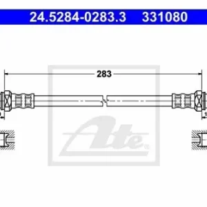 ATE Przewód hamulcowy elastyczny 24.5284-0283.3 Najlepsza cena