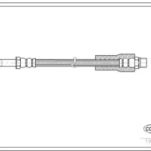 Corteco Przewód hamulcowy elastyczny 19031664 Nowość