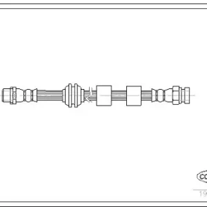 Najlepsza cena Corteco Przewód hamulcowy elastyczny 19026875