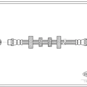 Popularny Corteco Przewód hamulcowy elastyczny 19020444