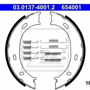Zwrot pieniędzy ATE Zesatw szczęk hamulcowych, hamulec postojowy 03.0137-4001.2
