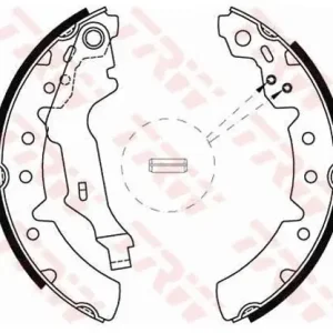 TRW Zestaw szczęk hamulcowych GS8603 Niska cena