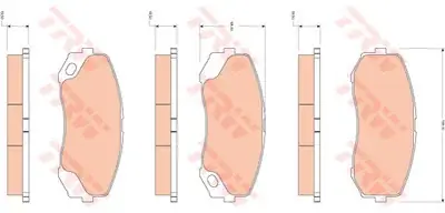 Oryginalny TRW KFZ Ausruestung GmbH) GDB3492