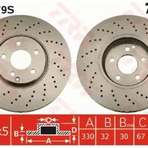 Oryginalny TRW DF6079S