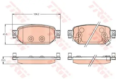 Tylko dziś TRW KFZ Ausruestung GmbH) KFZ Ausruestung GmbH) GDB2172 GDB2172