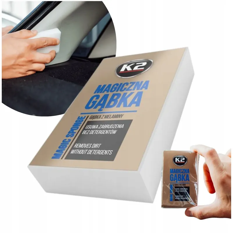 Autentyczny K2 Magiczna Gąbka Do Czyszczenia Plam Usuwa Brud Skuteczna i Wszechstronna