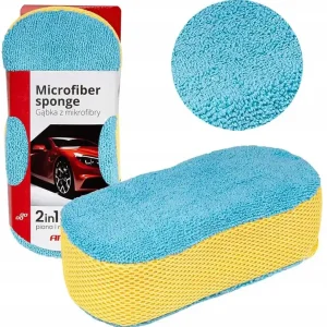 GĄBKA DO MYCIA CZYSZCZENIA AUTA SAMOCHODU MIKROFIBRA DETAILING NIE RYSUJE Wyprzedaż