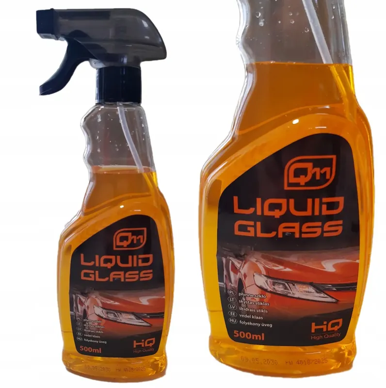 PREPARAT ŚRODEK DO LAKIERU LIQUID GLASS SZKŁO OCHRONA HYDROFOBOWA 500ML Q11 Premium