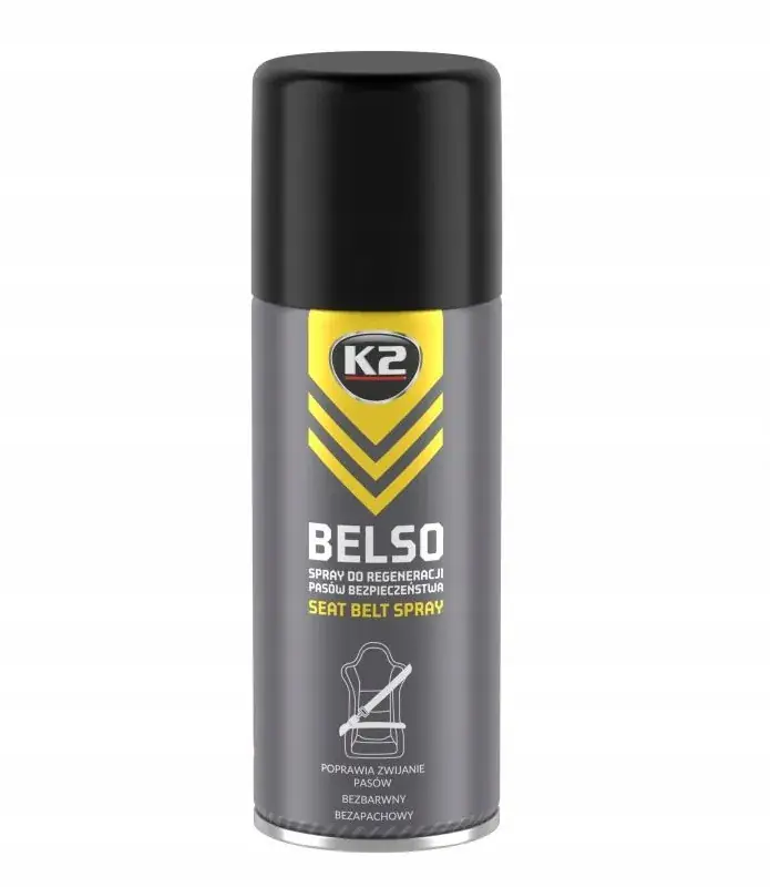 Autentyczny K2 BELSO SPRAY DO REGENERACJI PASÓW BEZPIECZEŃSTWA 400ML
