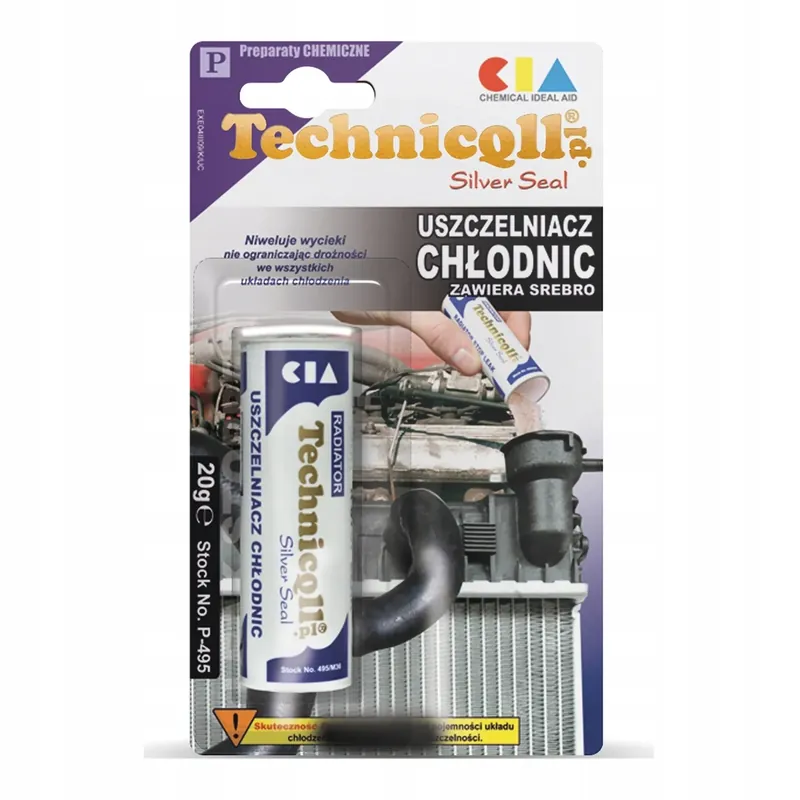 Uszczelniacz Chłodnic nowoczesny bardzo skuteczny z nanocząsteczkani srebra Nowość