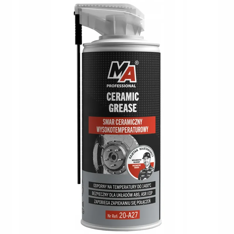 MA PROFESSIONAL Smar Ceramiczny W Sprayu Wysokotemperaturowy 400ml +1400°C Wyprzedaż
