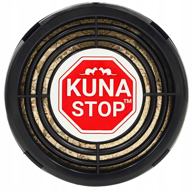 SAMOCHODOWY ODSTRASZACZ GRYZONI KUN ŁATWY MONTAŻ KUNASTOP Rabat