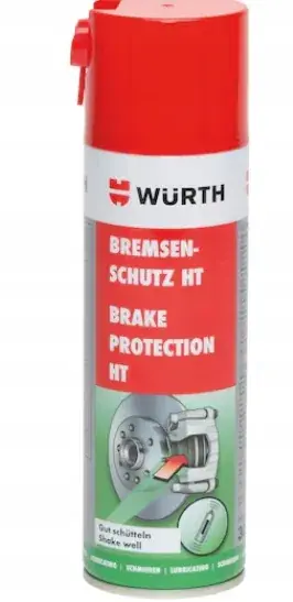 Ostatnia szansa WURTH pasta montażowa do klocków hamulcowych, smar chroniący przed solą