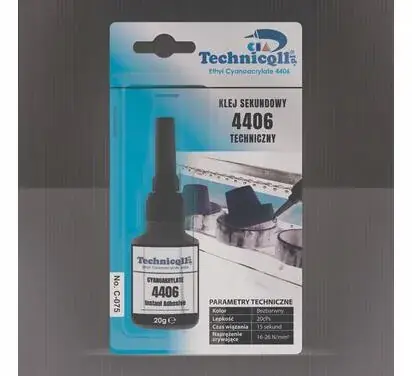 Oferta limitowana TECHNICOL LC-075 KLEJ SEKUNDOWY TECHNICZNY 4406 20G