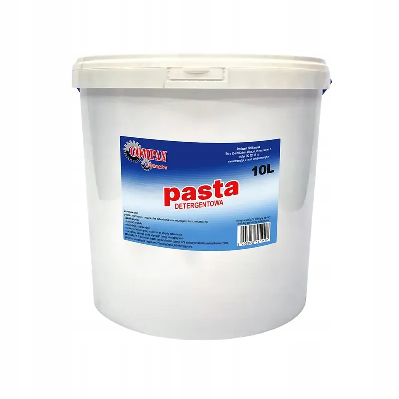 Oryginalny Pasta Detergentowa 10L- Skuteczny środek czyszczący - Compan