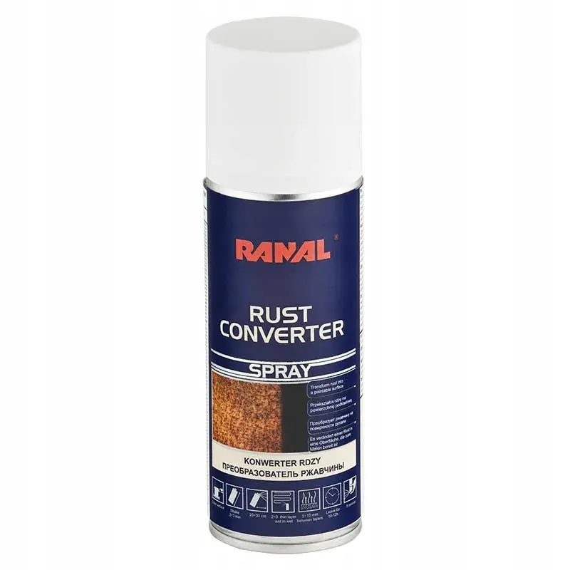 Zamów teraz Neutralizator Rdzy Spray Odrdzewiacz Rust Converter 200ml RANAL