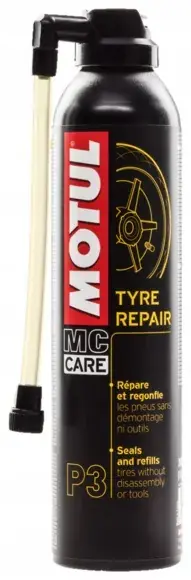 Autentyczny MOTUL P3 TYRE REPAIR PIANKA DO NAPRAWY OPON 300 ml