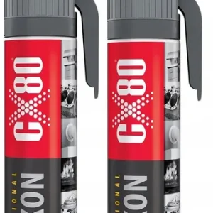 Oferta limitowana CX-80 SILIKON PROFESSIONAL PREMIUM CZARNY 210G WYSOKOTEMPERATUROWY x2