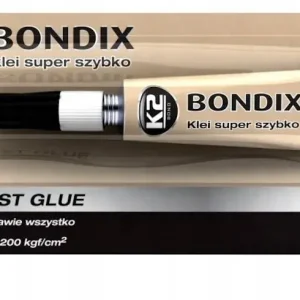 1x K2 Bondix Błyskawiczny klej Glue Do Drewna Gumy Plastiku Wysoka jakość