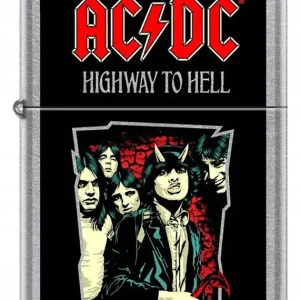 Darmowa dostawa Zapalniczka Zippo AC/DC "Highway to hell" - AC/DC Harley Indian - Prezent!!