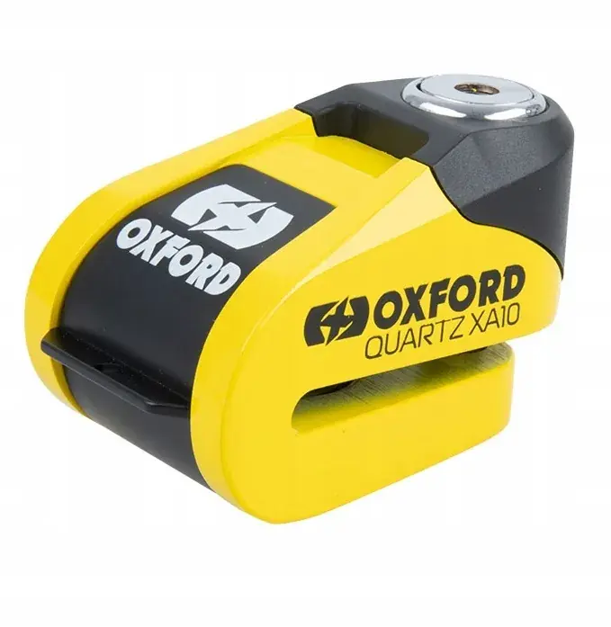 Wyprzedaż OXFORD BLOKADA TARCZY HAMULCOWEJ Z ALARMEM MODEL QUARTZ XA10, TRZPIEŃ 10MM,