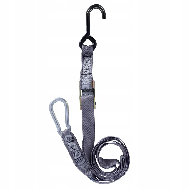 Pasy Mocujące Motocykl Oxford 2m z Klamrą Srebrne OX292 Autentyczny