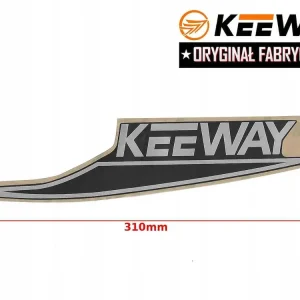Zwrot pieniędzy Osłona Podłogi Prawa Keeway Szara Plastikowa Oryginał Skuter