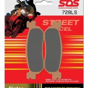 Popularny SBS PROMOCJA KLOCKI HAMULCOWE KH275 STREET EXCEL/RACING SINTER KOLOR ZŁOTY