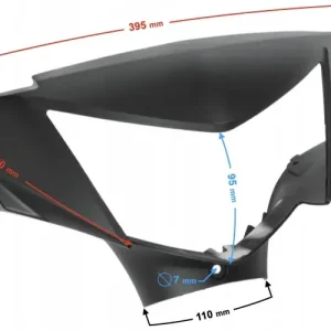 Obudowa reflektora przód grafitowa Scalpel Niska cena