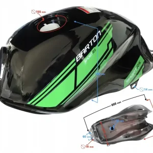 Oferta Zbiornik paliwa MOTOROWER SPRINT CZARNO ZIELONY