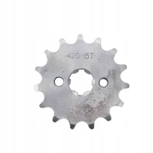 Zębatka Przód 420 15z (14x17mm) do ATV 110/125, Stalowa, Crossowa Autentyczny